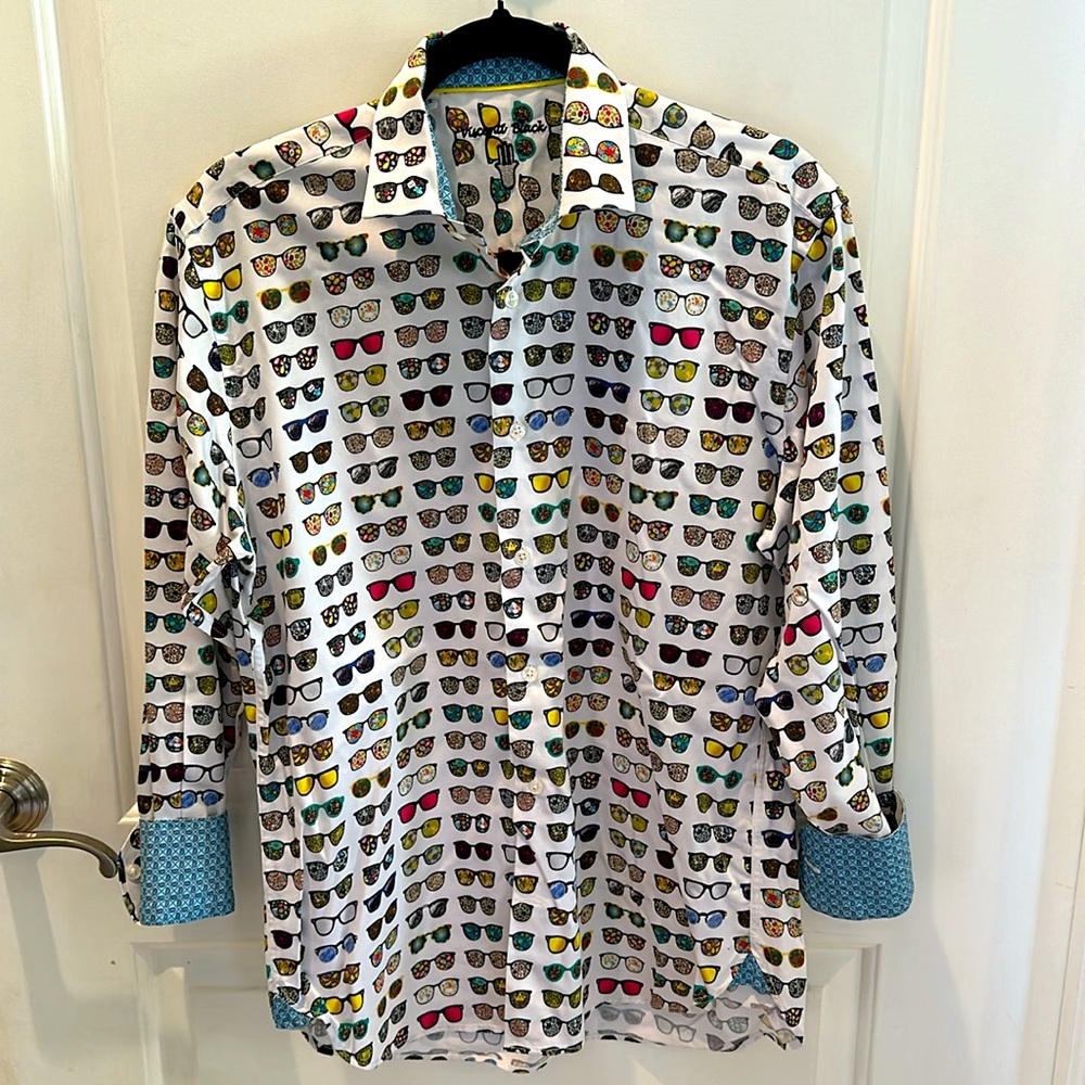 Visconti long sleeve print shirt
